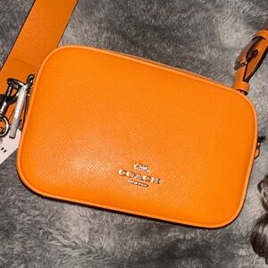 Coach Vibrant Orange Crossbody Bag